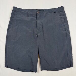 Travis Mathew Mens Size 38 Gray Performance Golf Shorts Flat Front Stretch